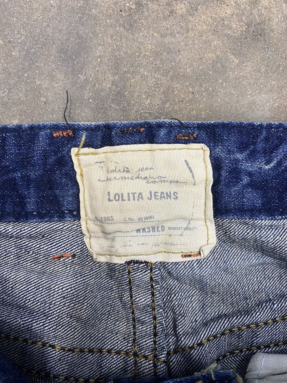 Japanese Brand × Vintage Lolita blue jeans wash japanese brand Size US 30 / EU 46 - 5 Thumbnail