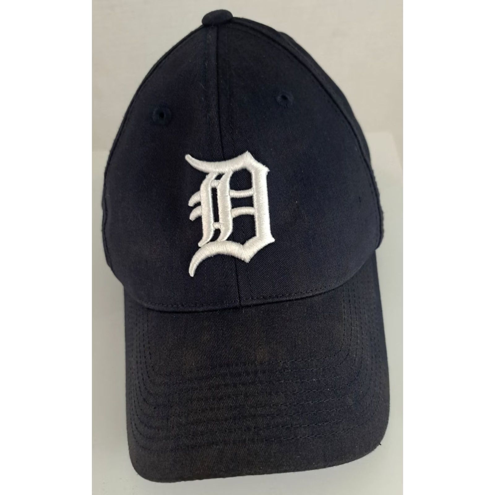 MLB VINTAGE Detroit Tigers Baseball Hat Adjustable MLB Outdoor Cap Unisex Adults One Size Blue Cotton Canvas Embroidered Lolich Size ONE SIZE - 2 Thumbnail