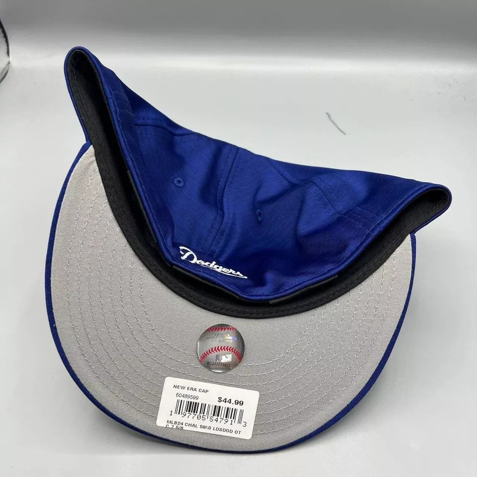 New Era Los Angeles LA Dodgers 7 5/8 59Fifty New Era Fitted Cap New Size ONE SIZE - 4 Thumbnail