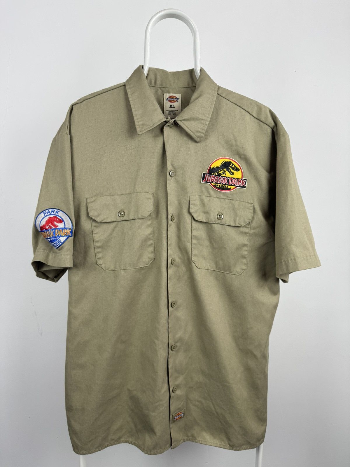 Dickies Vintage Dickies Jurassic Park Ranger Short Sleeve Shirt Size US XL / EU 56 / 4 - 1 Thumbnail