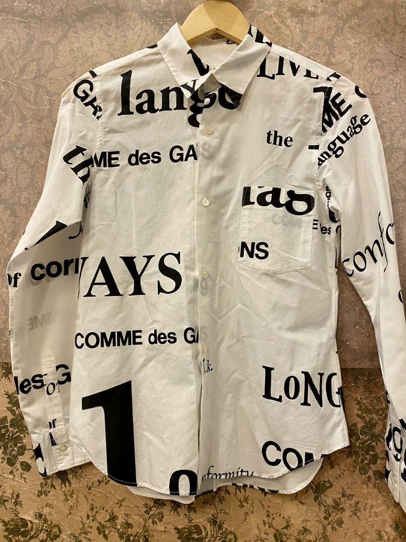 Comme des Garcons Comme Des Garcons Slogan shirt Size M / US 6-8 / IT 42-44 - 7 Thumbnail
