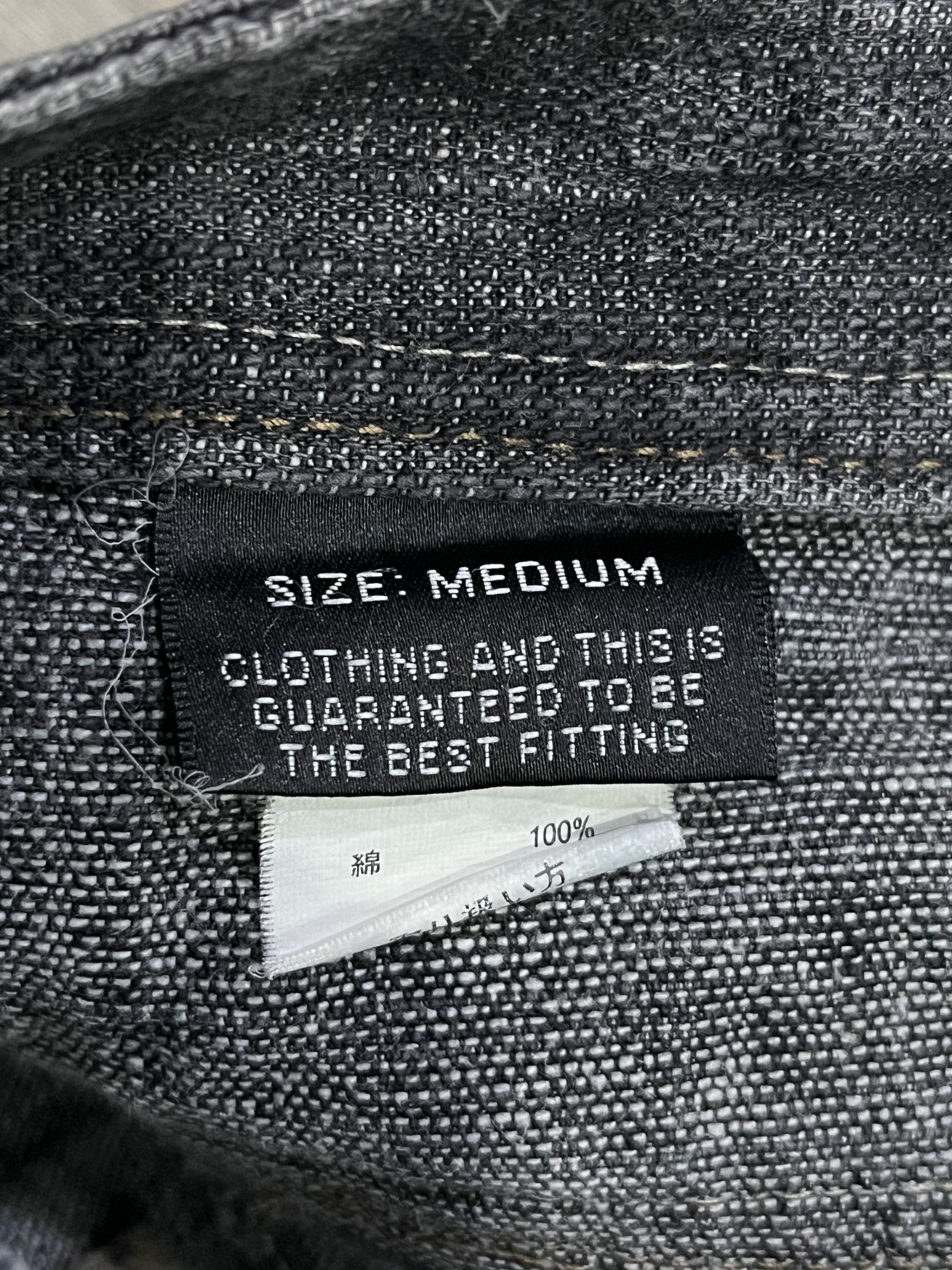 Indigo Vtg GUMU Double Waist MultiZip Utility Cargo Denim Y2K Japan Size US 28 / EU 44 - 9 Thumbnail