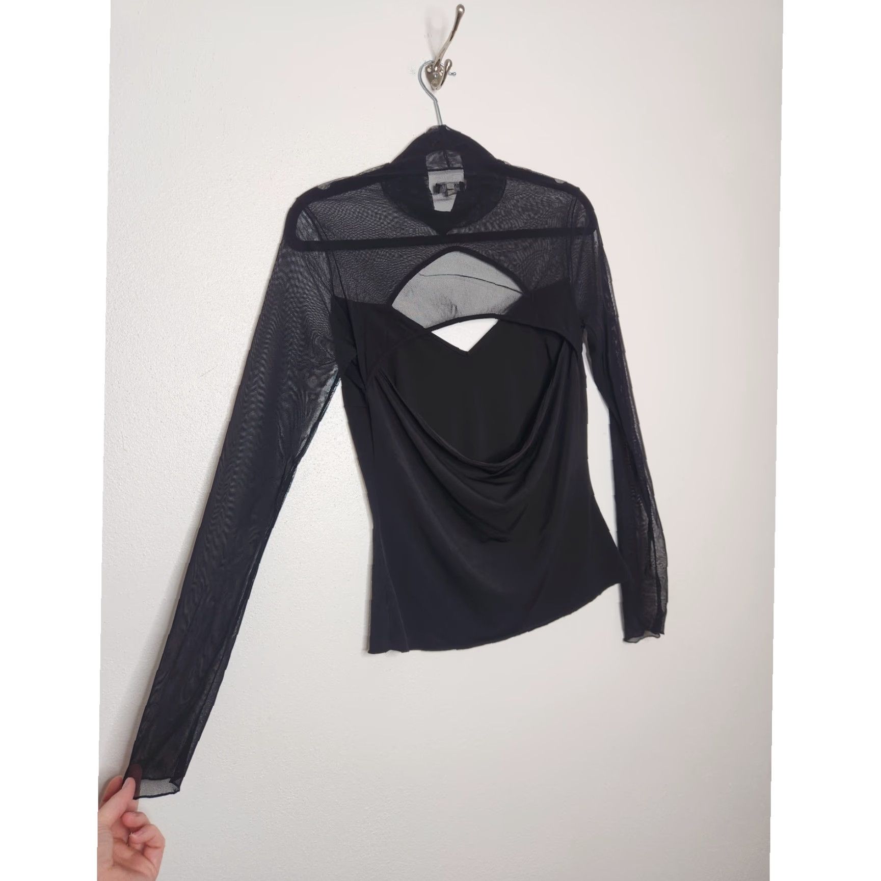 Vintage VINTAGE Benedetti XL Black Blouse Women Size XL / US 12-14 / IT 48-50 - 5 Thumbnail
