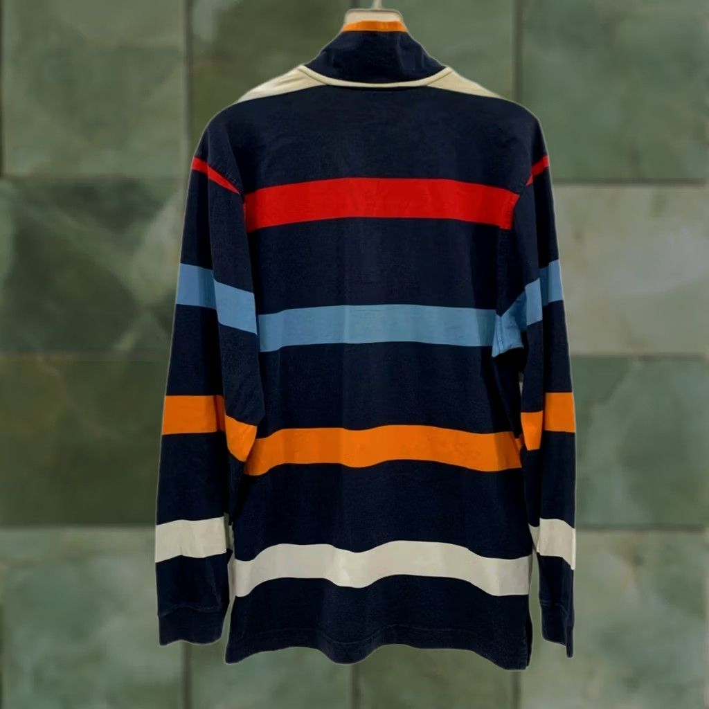 Paul & Shark VINTAGE Paul & Shark Yachting 1/4 Zip Pullover Shirt Adult S Navy Striped Made in Italy Size US S / EU 44-46 / 1 - 1 Thumbnail