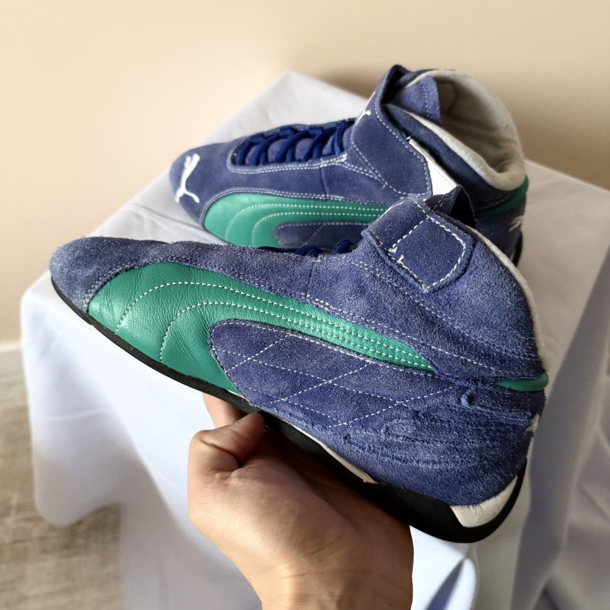 Puma Vintage Puma Mid Speedcat Jil Sander Vibe Racing Moto Shoes Size US 8 / IT 38 - 5 Thumbnail
