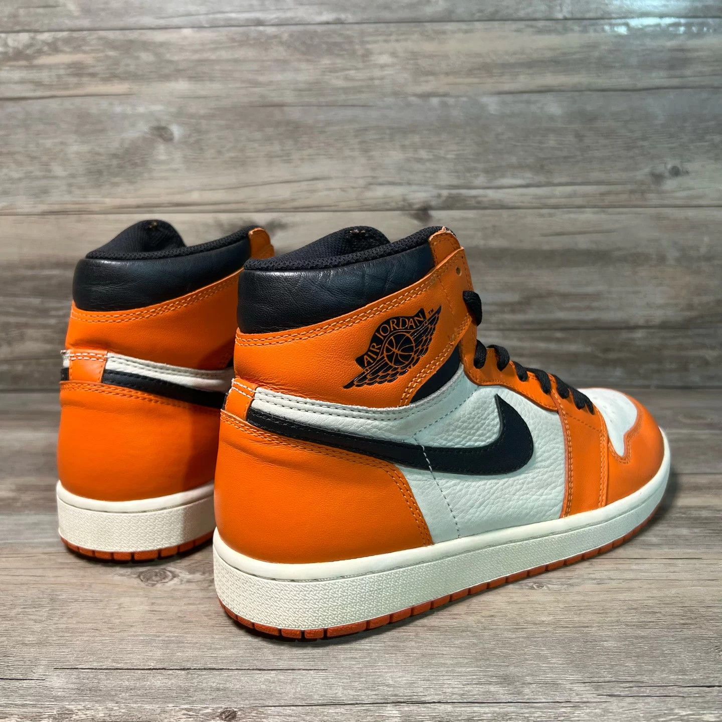 Nike Air Jordan 1 White Shattered Backboard 42.5 9.7/10 Size US 9.5 / EU 42-43 - 3 Thumbnail