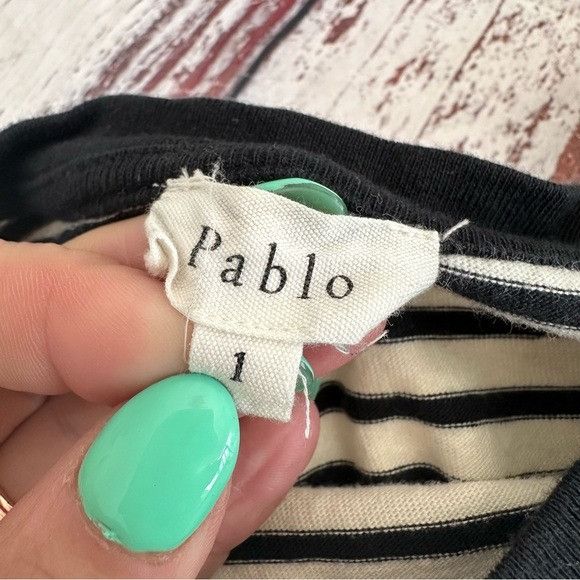 Other PABLO Striped “Believe in Yourself” T-Shirt Size S / US 4 / IT 40 - 5 Thumbnail