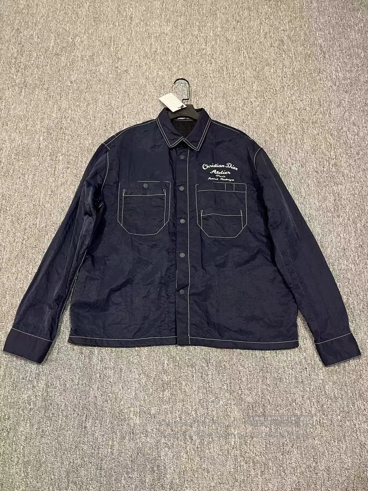 Dior Dior Embroidered Logo Blue Shirt Jacket. Size US M / EU 48-50 / 2 - 1 Thumbnail