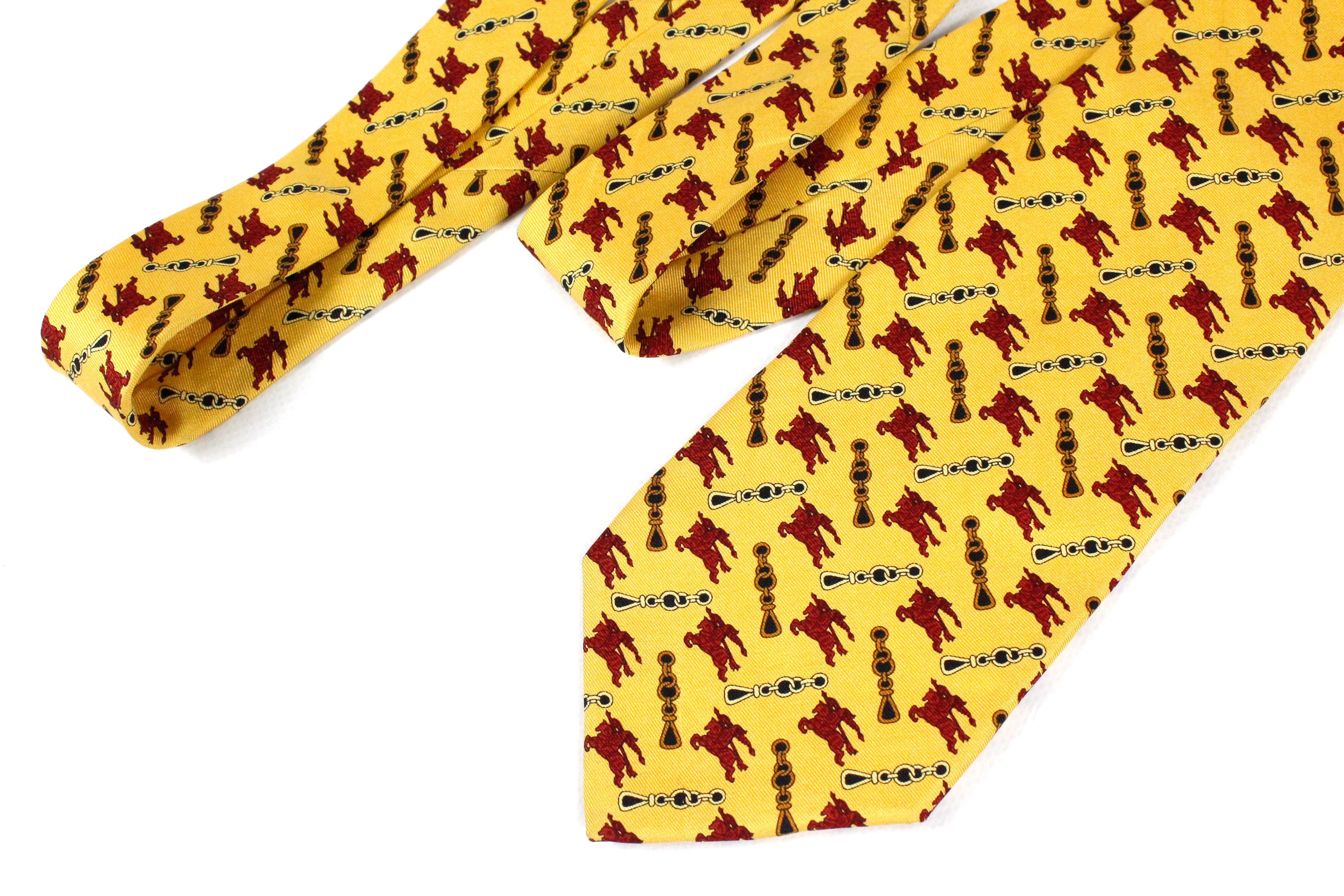 Burberry × Burberry Prorsum Vintage Burberry Knight Logo Monogram Silk Tie Size ONE SIZE - 2 Thumbnail