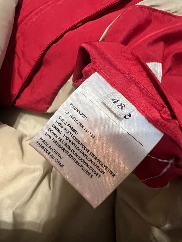 Acne Studios parka Acne Kiruna Jacket goose down 48 M Size US M / EU 48-50 / 2 - 6 Thumbnail