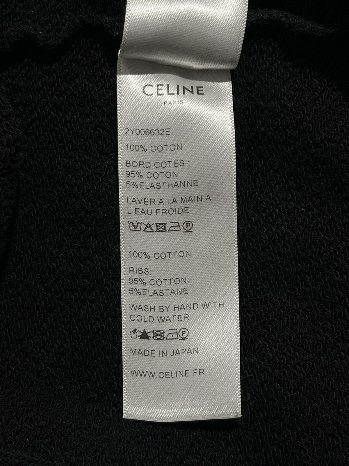 Celine SS19 Celine ‘Les Invalides’ 2018 Black Hoodie Size US XS / EU 42 / 0 - 11 Thumbnail