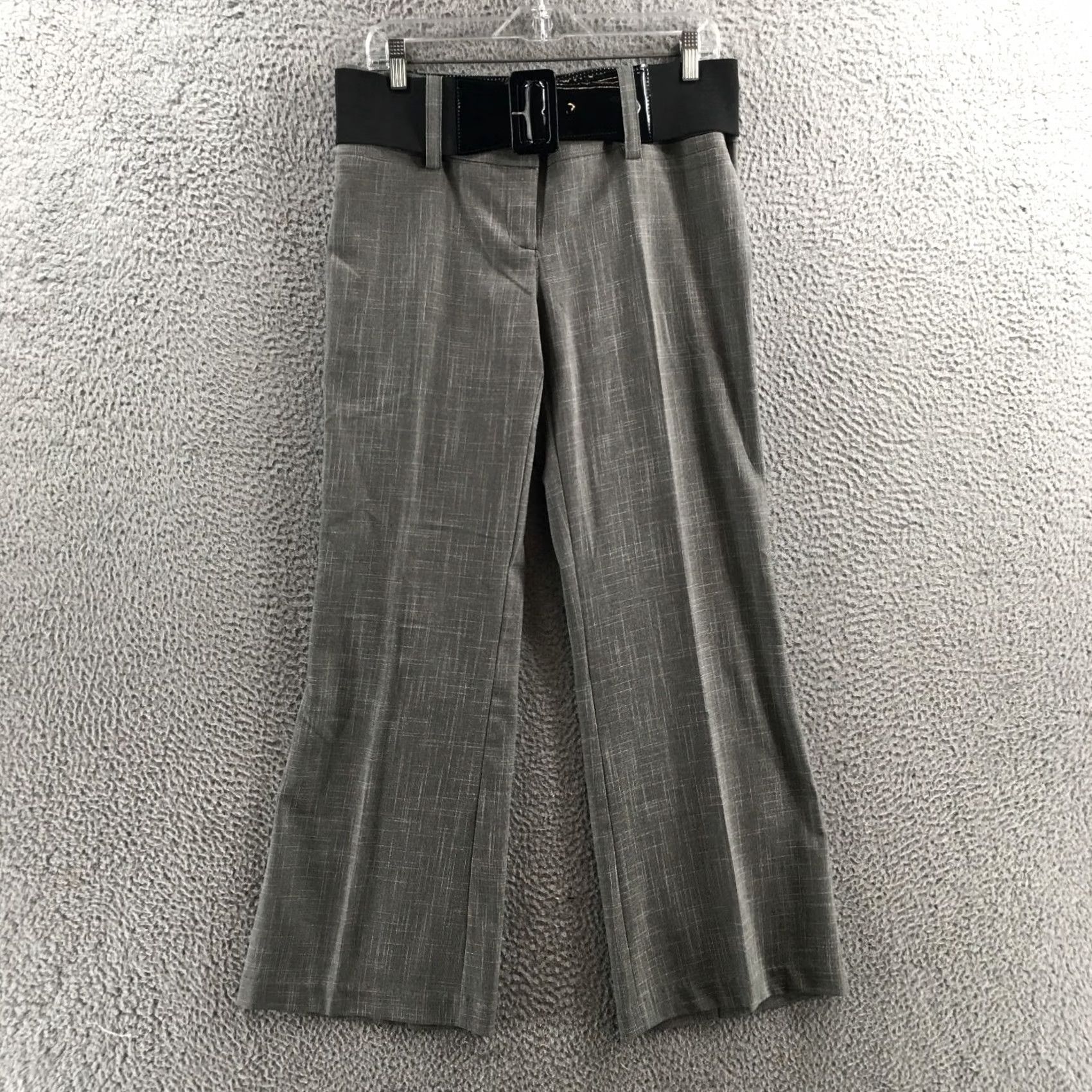 Vintage Maurices Trouser Pants Womens 9/10 Gray Plaid Hook & Loop Zip Fly Casual Shirt? Size 30" / US 8 / IT 44 - 2 Thumbnail