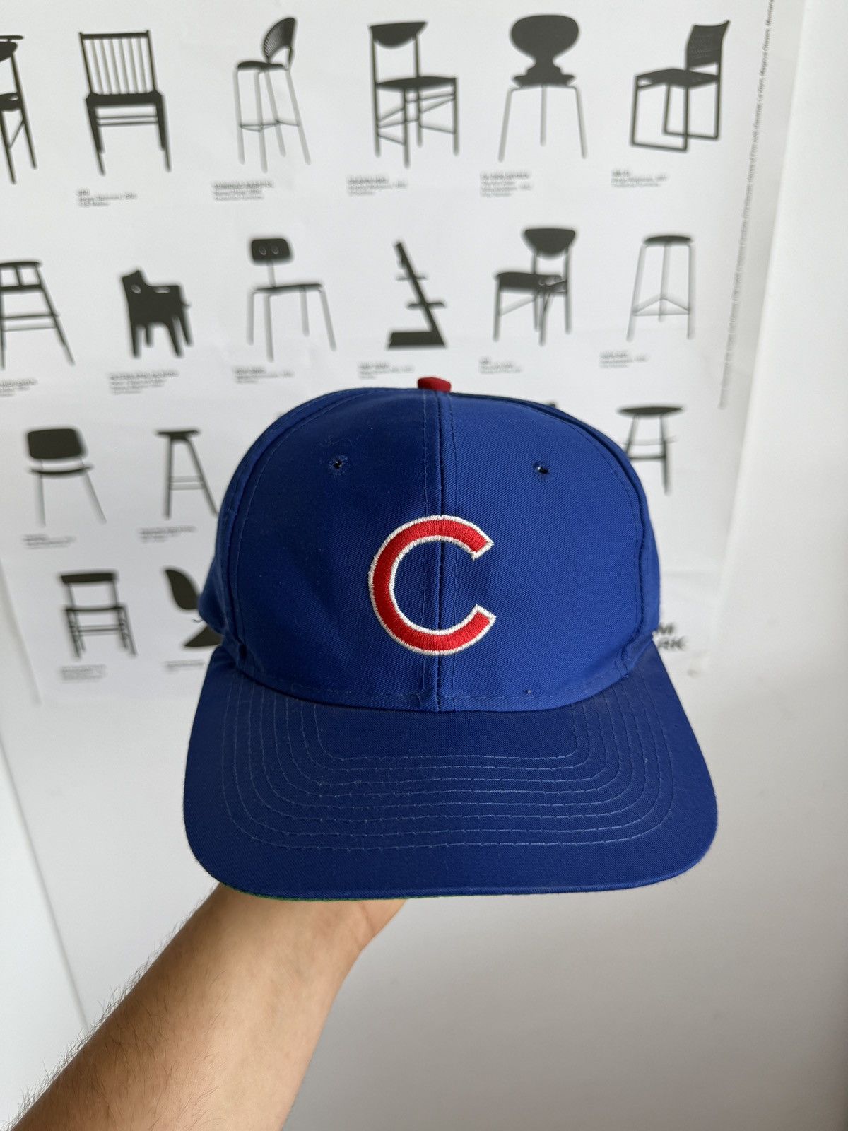 MLB Vintage 90s Chicago Cubes MLB snapback cap USA sportswear y2k Size ONE SIZE - 2 Thumbnail
