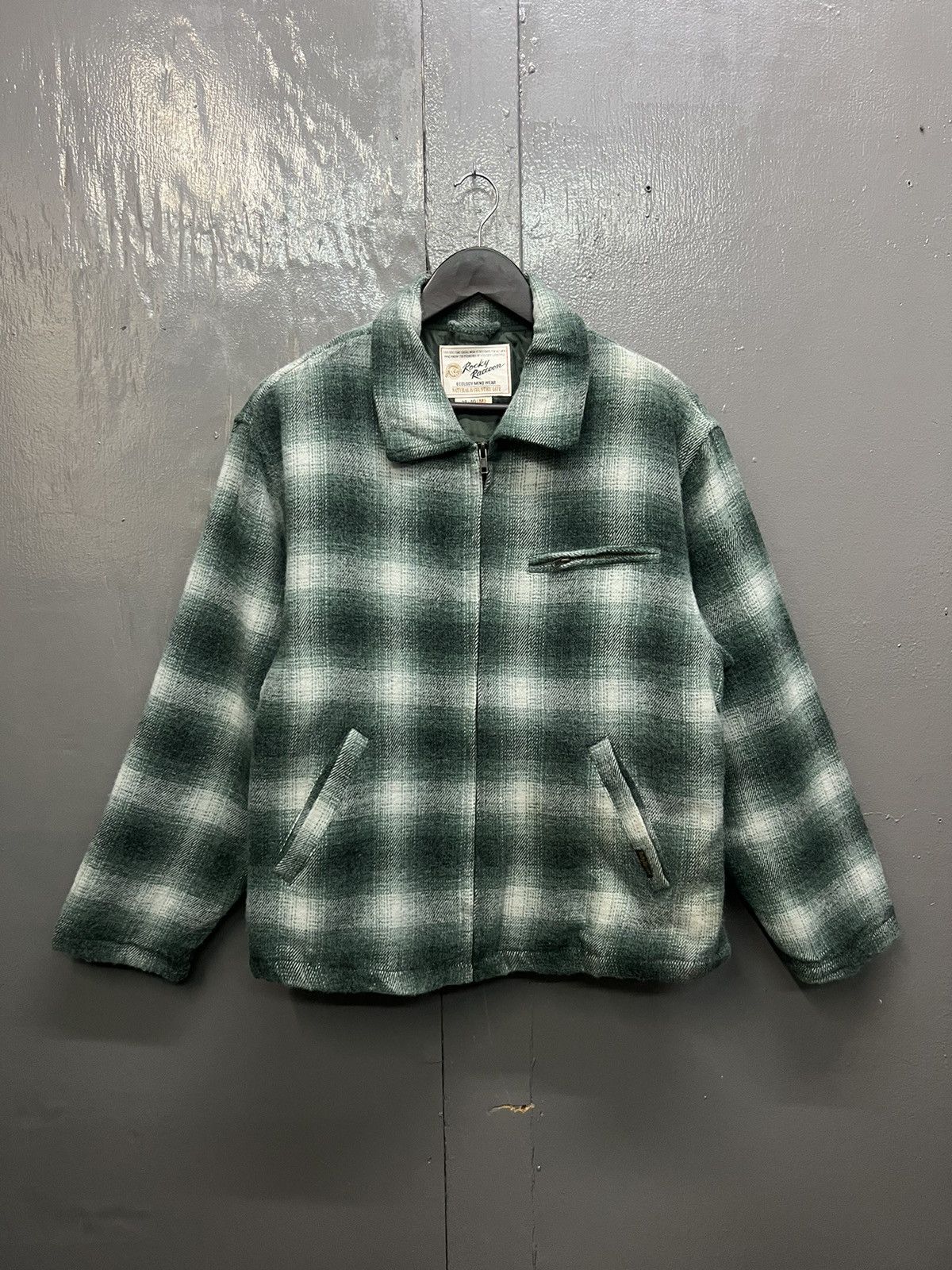 Vintage Vintage Rocky Roccoon Wool Plaid Tartan Jacket Size US M / EU 48-50 / 2 - 1 Thumbnail
