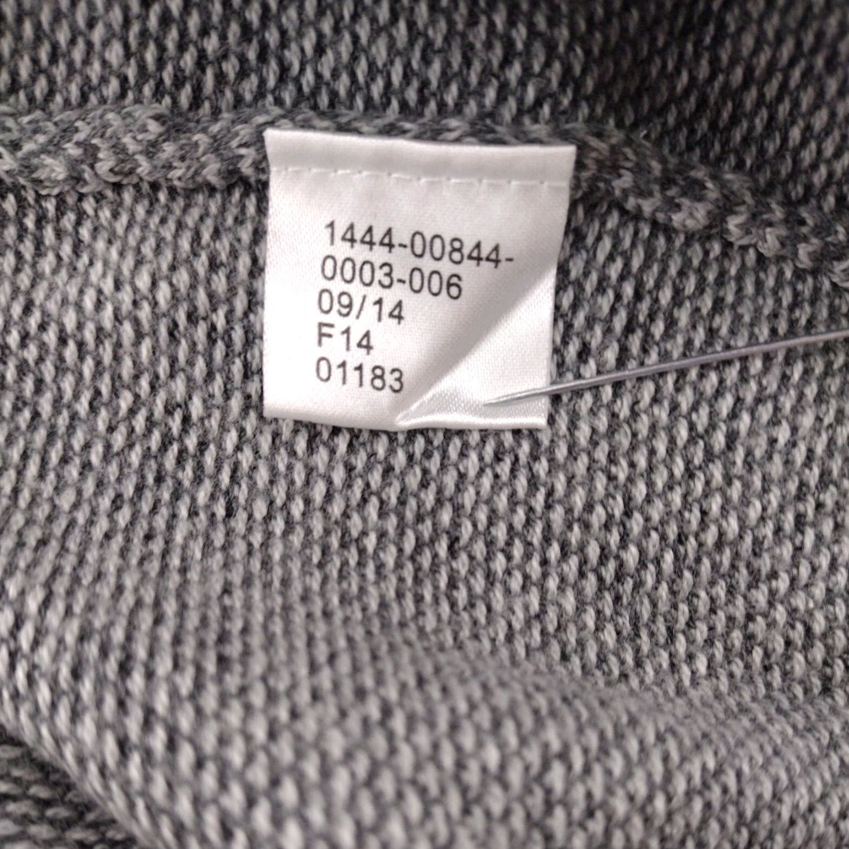 Jos. A. Bank Jos. A. Bank Sweater Mens XL Gray Cotton Cashmere 1/4 Zip Mock Neck Color Block Pullover Knit American Classic Outdoor Size US XL / EU 56 / 4 - 5 Thumbnail