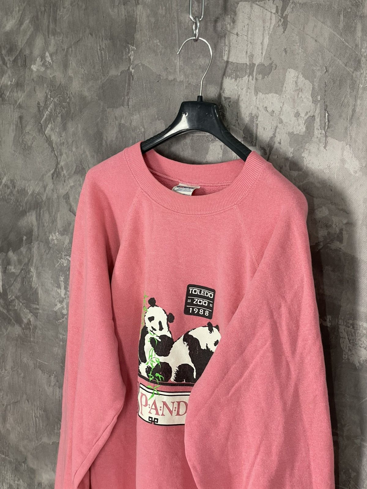 Japanese Brand × Vintage Crazy Vintage 90s Panda Animal Nature Wildlife Sweatshirt Size US XL / EU 56 / 4 - 7 Thumbnail