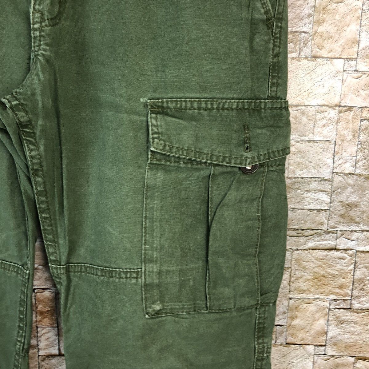 Japanese Brand Japanese Brand Green Cargo Multipocket Pants #A1164 Size US 32 / EU 48 - 10 Thumbnail