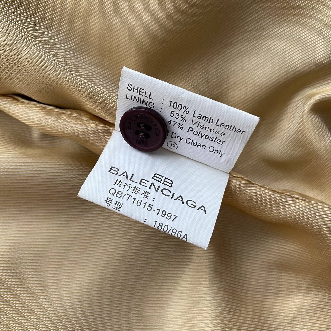 Balenciaga Balenciaga leather jacket vintage rare 90s ! Size US L / EU 52-54 / 3 - 8 Thumbnail