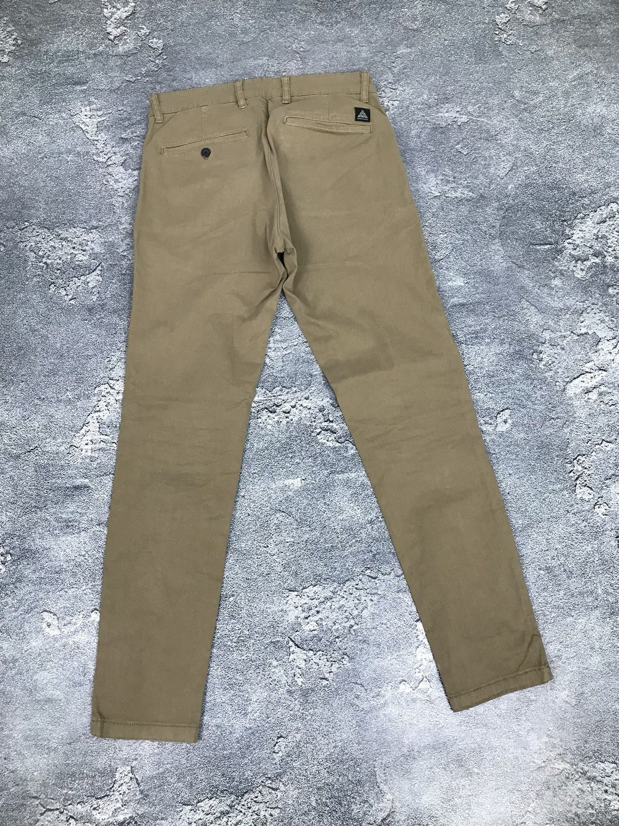 Zara Zara Skinny Fit Beige Basic Classic Cotton Chino Pants Size US 30 / EU 46 - 2 Thumbnail