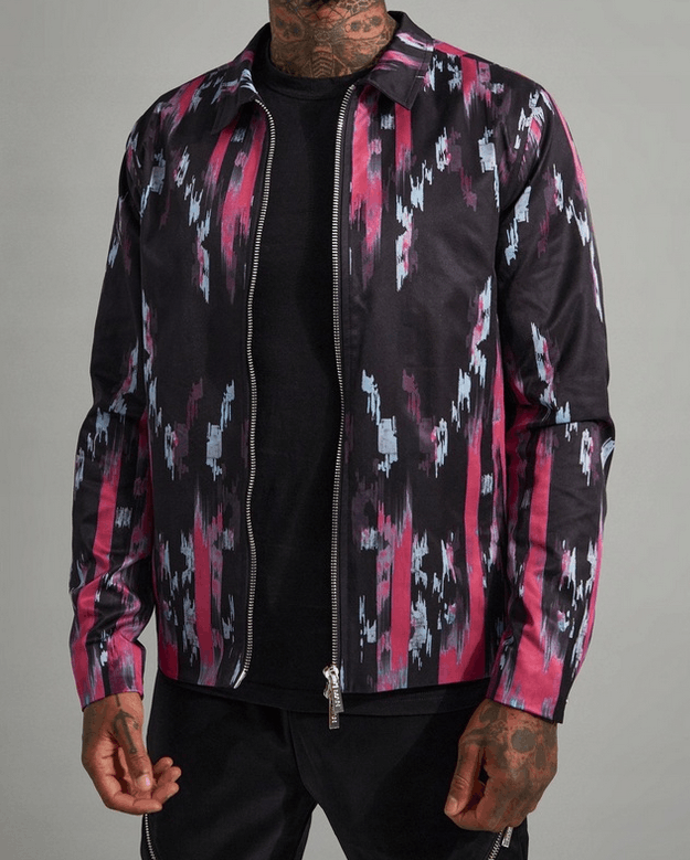 Japanese Brand Neon printed L/XL streetwear Archive jacket boxy hype 90s Size US L / EU 52-54 / 3 - 1 Thumbnail