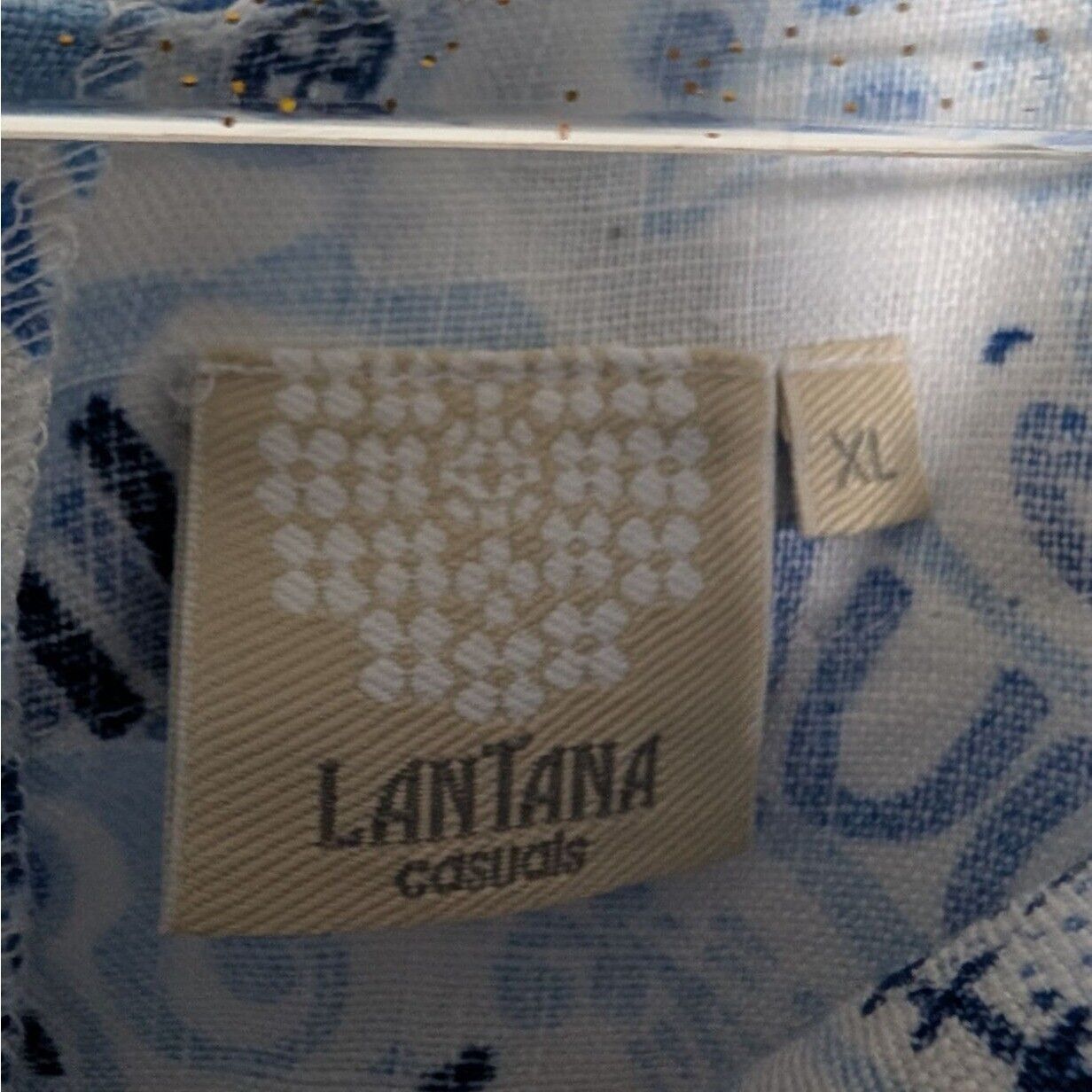 Designer Lantana Casuals 100% Linen Floral Tank Top Womens Size XL Size XL / US 12-14 / IT 48-50 - 5 Thumbnail