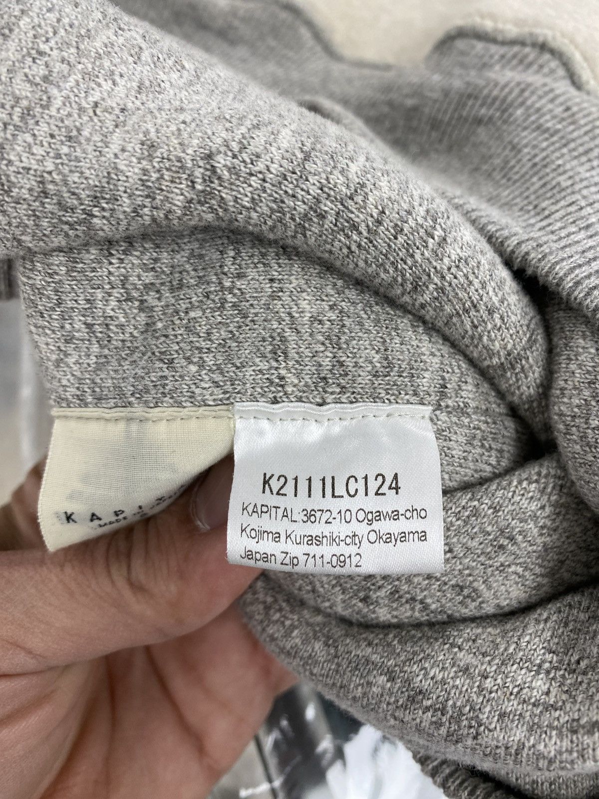 Kapital Kapital smiley fleece hoodie grey medium authentic Size US S / EU 44-46 / 1 - 13 Thumbnail
