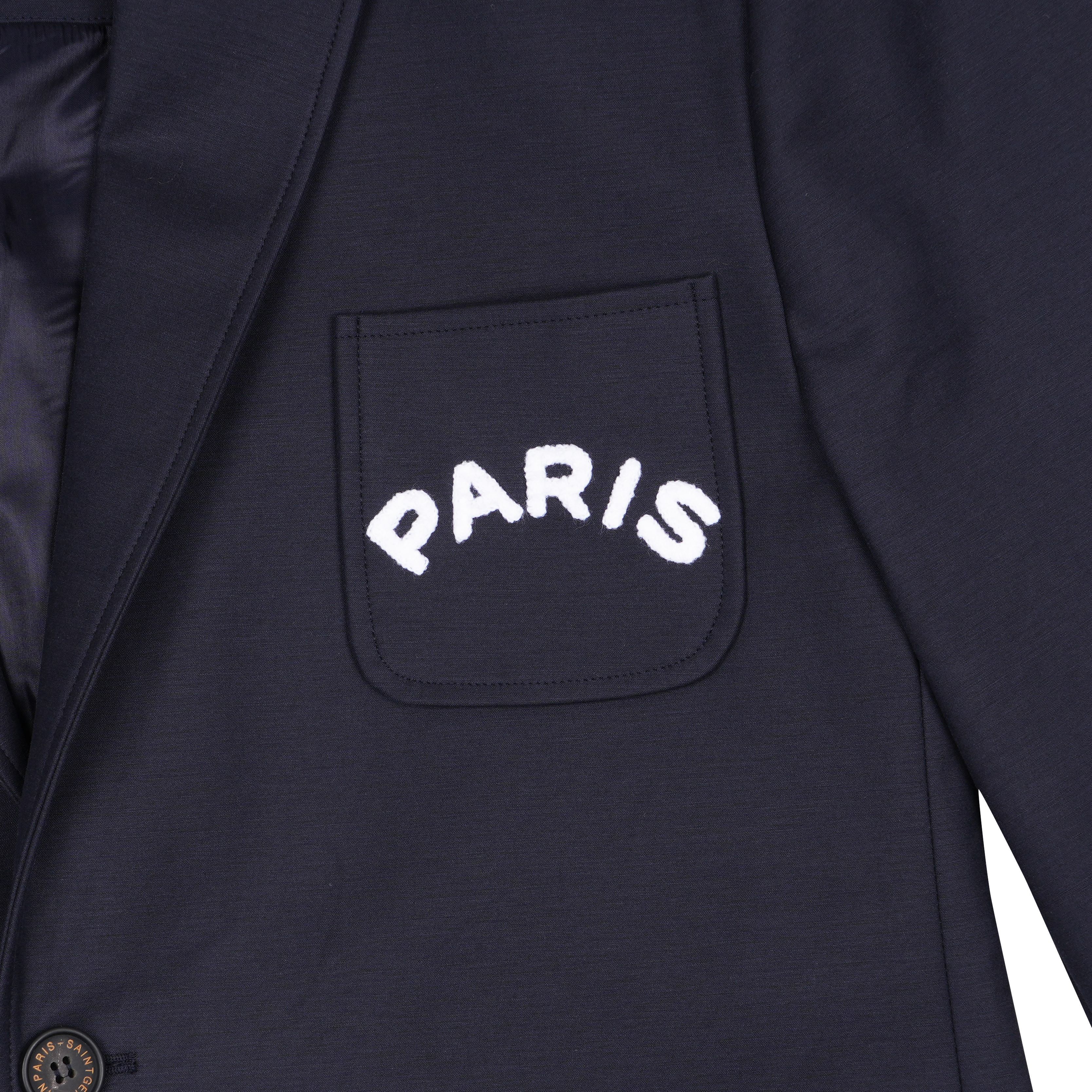 Other PSG Paris Saint-Germain COTTON BLAZER NAVY Size US L / EU 52-54 / 3 - 6 Thumbnail