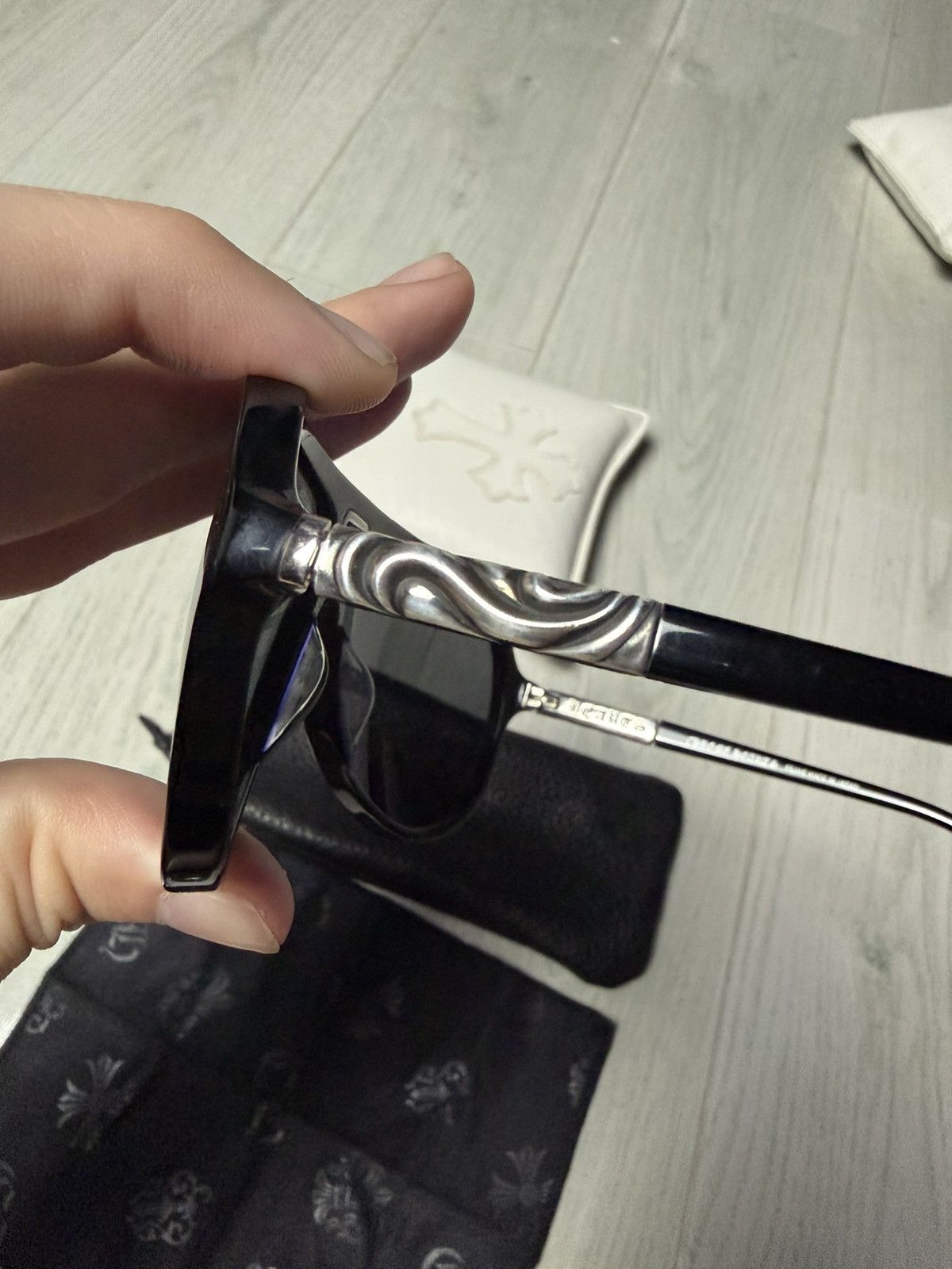 Chrome Hearts Chrome Hearts “Cooch” Cross Sunglasses Size ONE SIZE - 8 Thumbnail