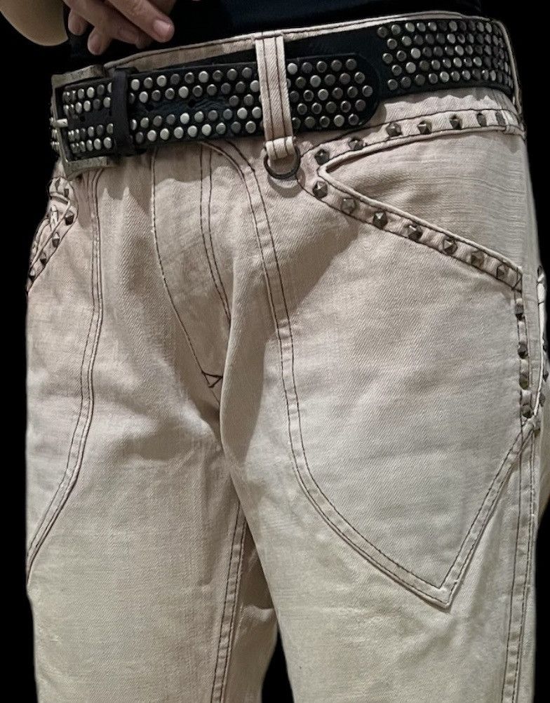 If Six Was Nine × Le Grande Bleu (L.G.B.) Vintage studed belt Size ONE SIZE - 6 Thumbnail