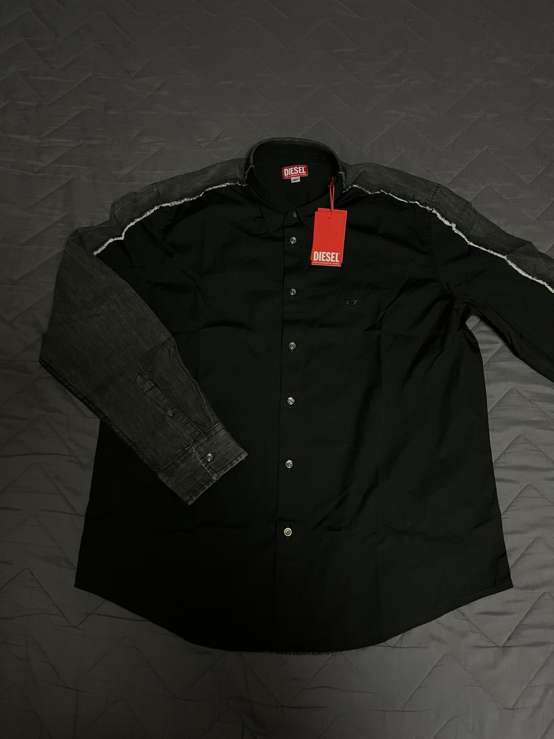 Diesel Diesel S warh low edge denim shirt Size US L / EU 52-54 / 3 - 3 Thumbnail
