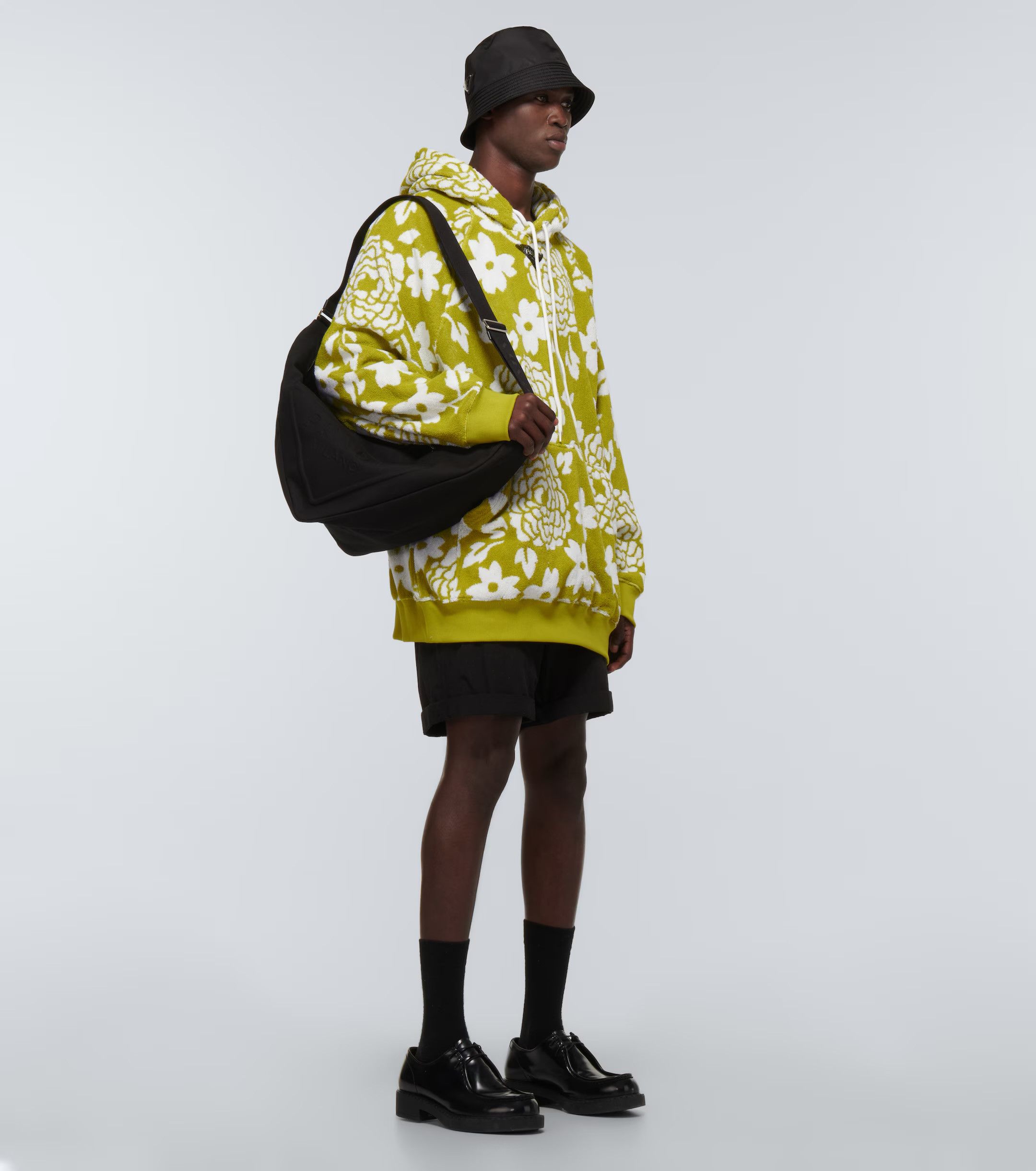 Prada Prada Oversize Terry Hoodie Size US S / EU 44-46 / 1 - 12 Thumbnail