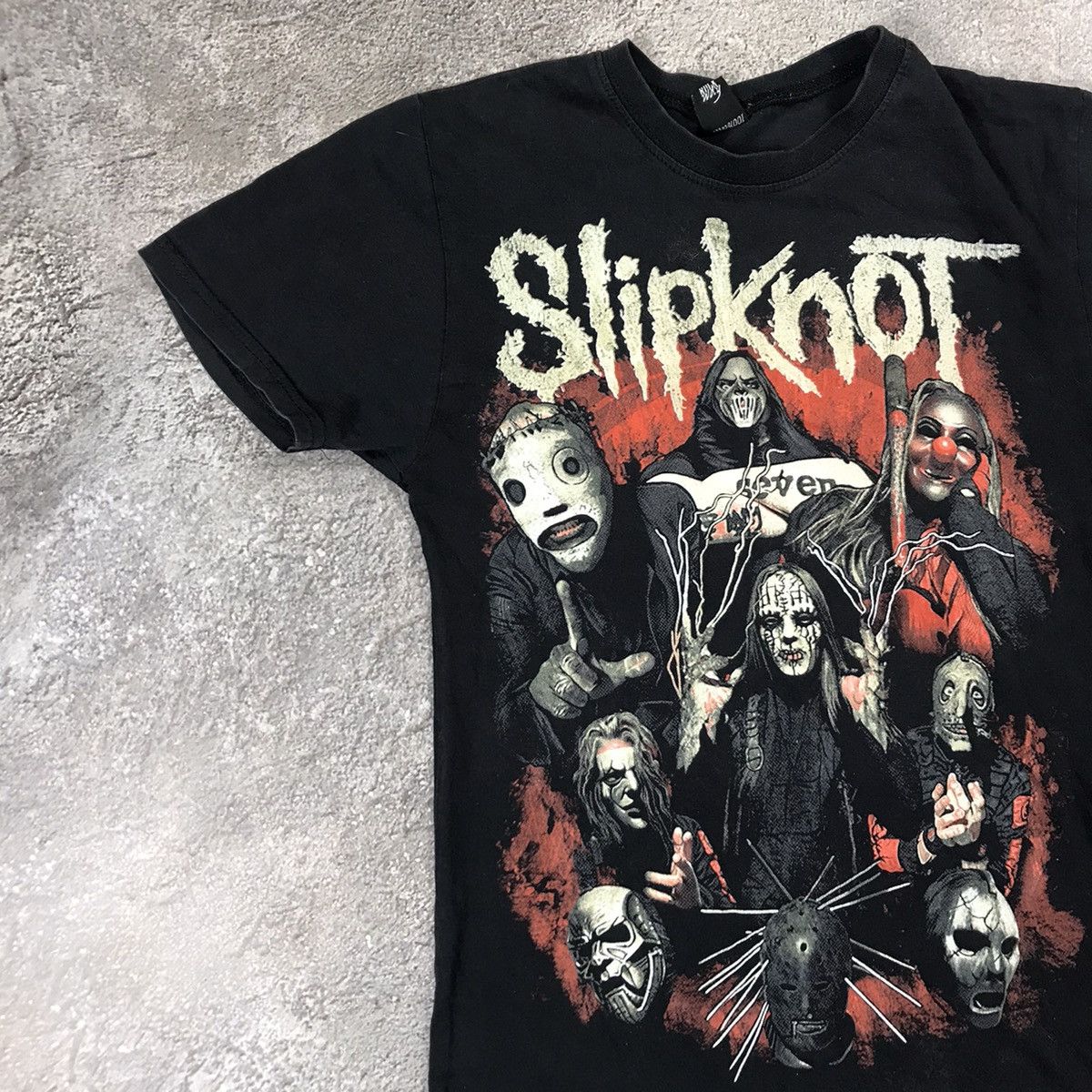 Vintage Vintage 90s Slipknot Band Tee Graphic Print Grunge Punk S Size US S / EU 44-46 / 1 - 3 Thumbnail