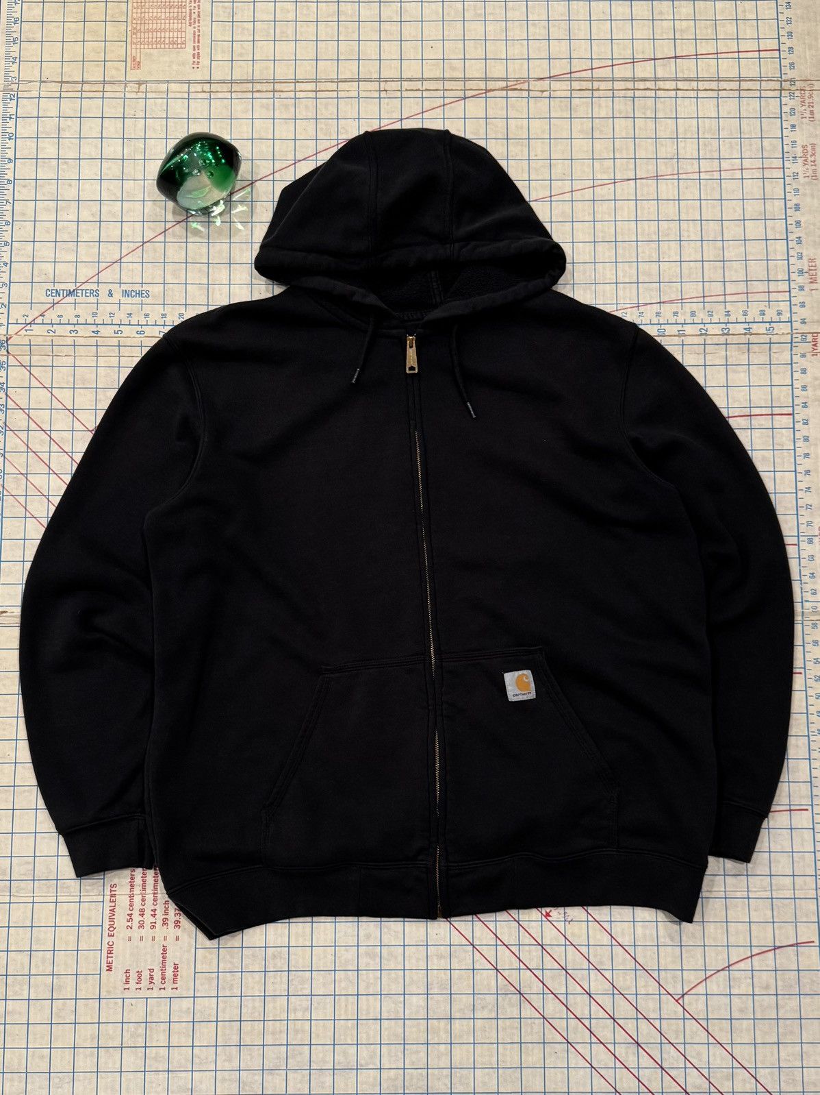 Carhartt Carhartt Full Zip Hoodie Black Mens Size XL Original Fit S17 Size US XL / EU 56 / 4 - 1 Thumbnail