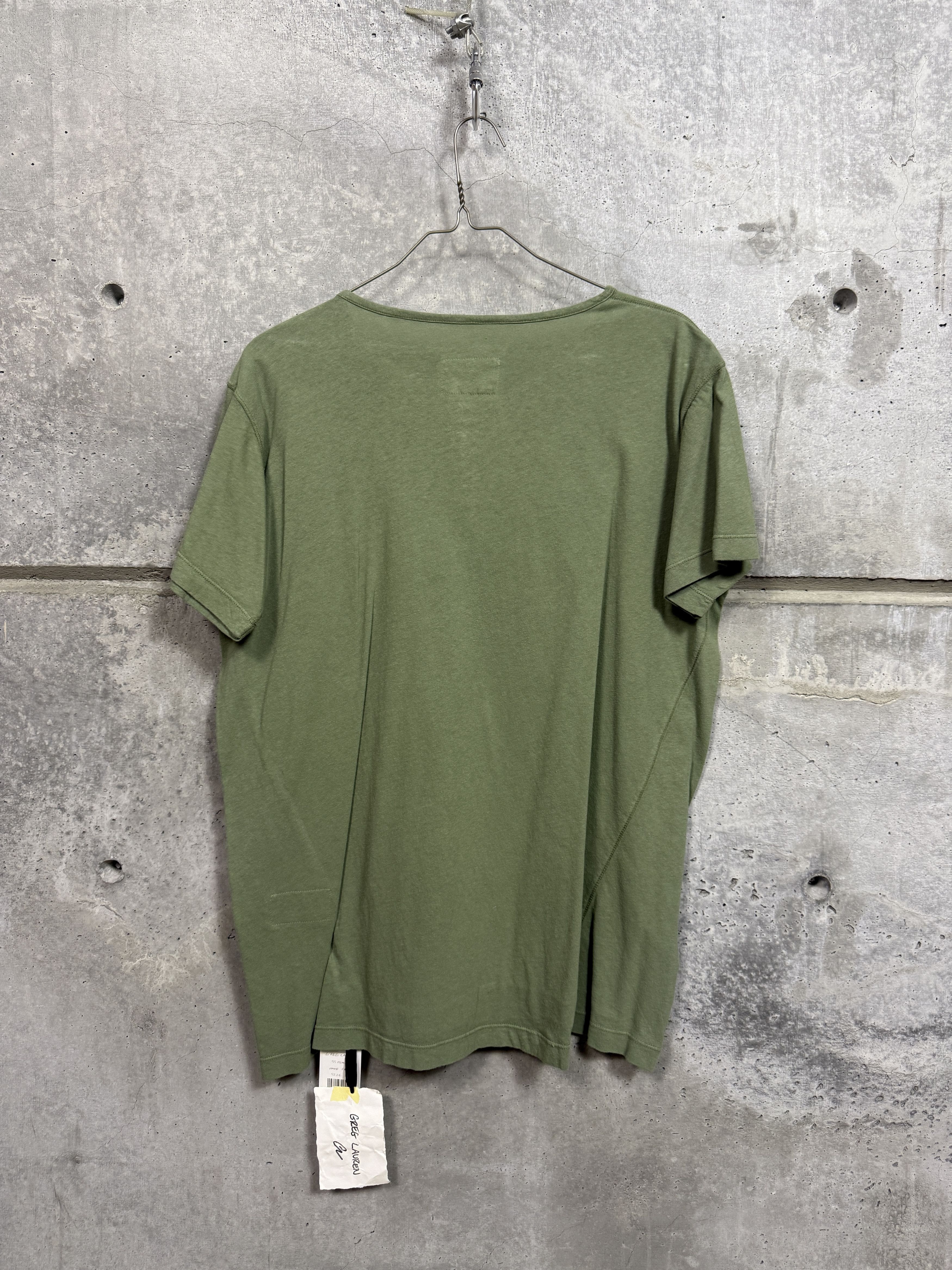 Greg Lauren Greg Lauren Short Sleeve Henley Shirt Size US XL / EU 56 / 4 - 3 Thumbnail