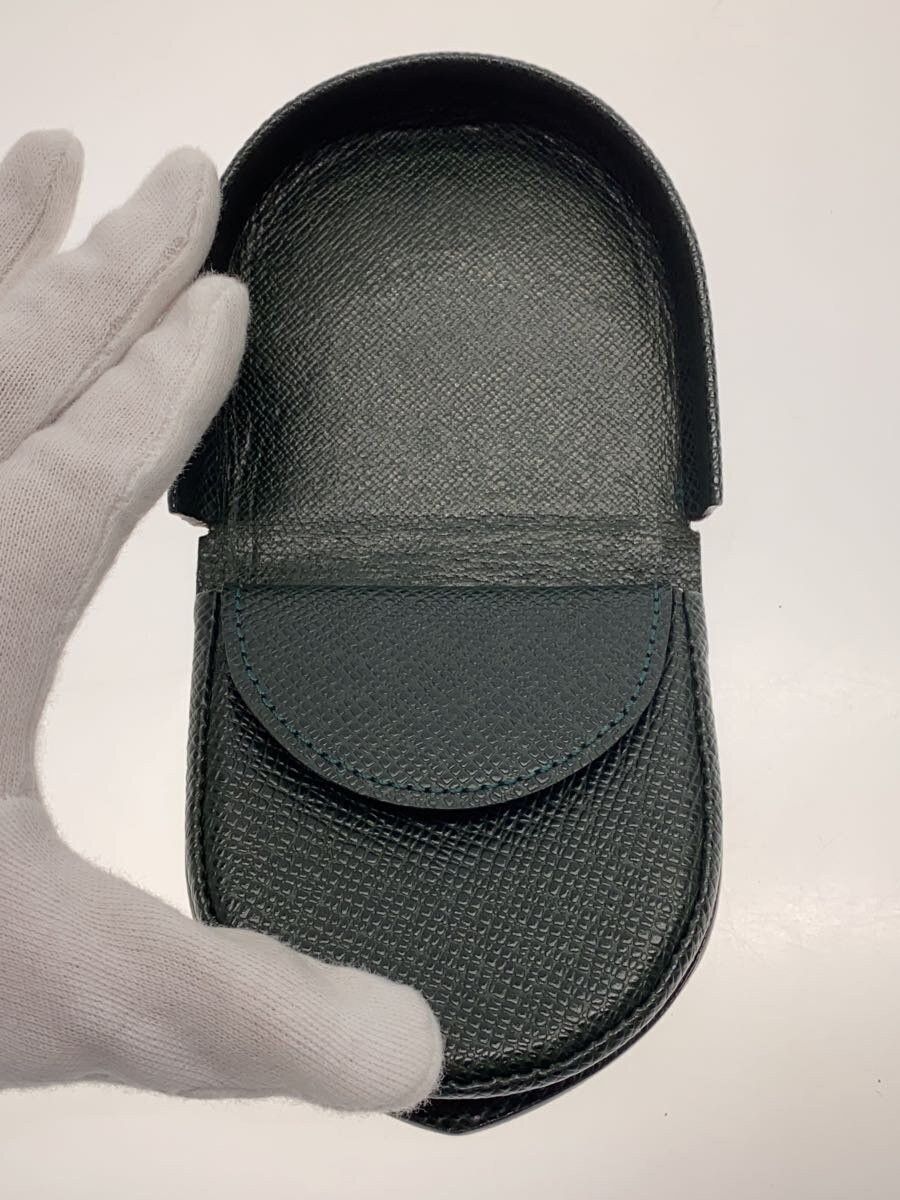 Louis Vuitton Louis Vuitton Taiga Porte Monet Cuvette Leather Black Green Size ONE SIZE - 4 Thumbnail