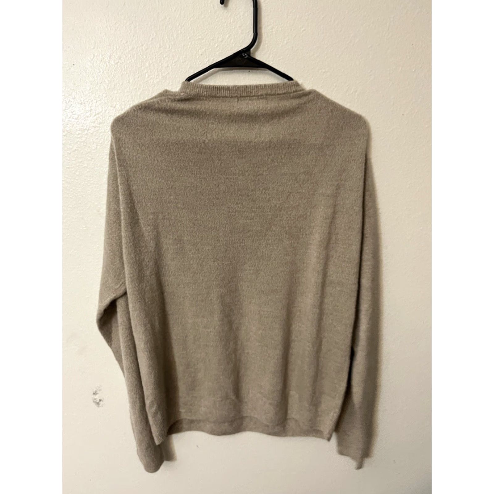 Dockers DOCKERS Mens Sweater V-Neck Long Sleeve Beige Geometric Pullover Medium Acrylic Classic Size US M / EU 48-50 / 2 - 3 Thumbnail