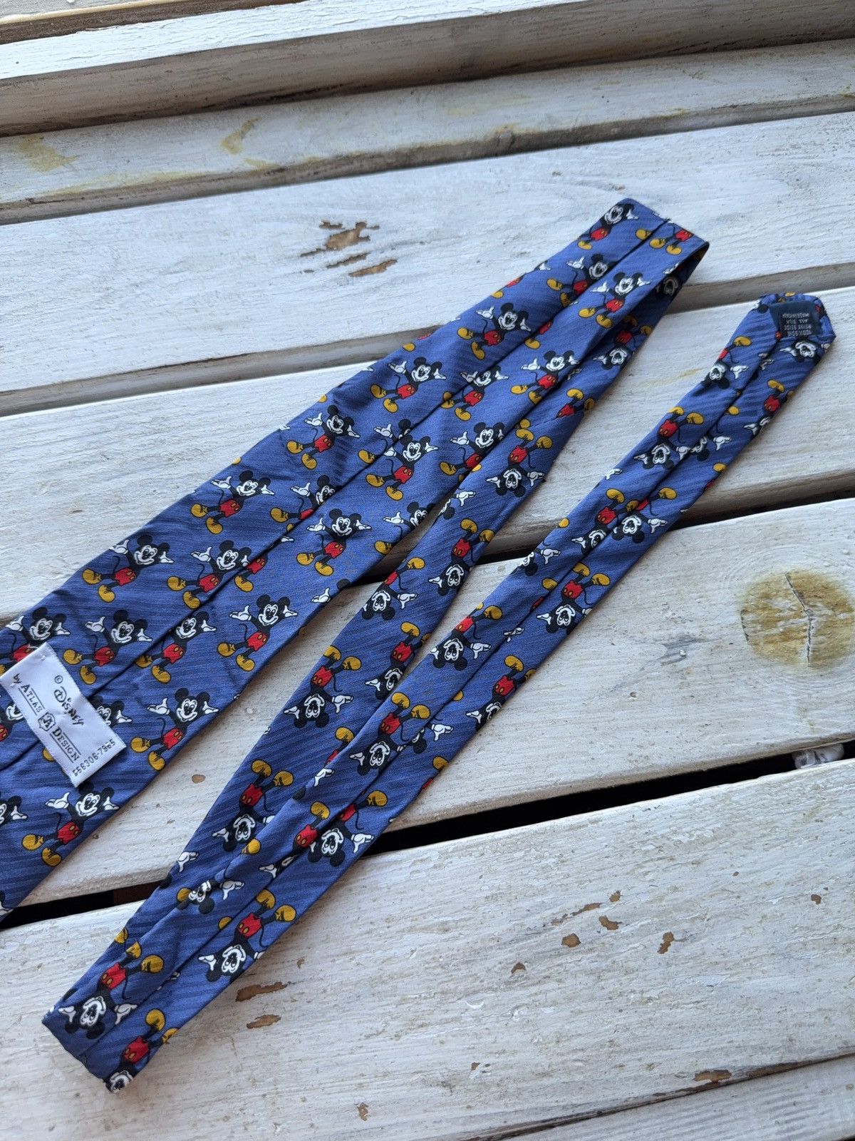 Cartoon Network × Disney × Vintage Vintage Disney Mickey Mouse All-Over Print Tie Made in Italy Size ONE SIZE - 6 Thumbnail