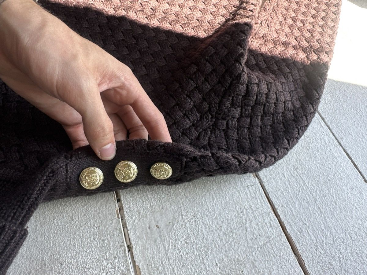 Other LUXURY HOLLAND COOPER 🚨 DARK BROWN BIG KNIT SWEATER Size XS / US 0-2 / IT 36-38 - 7 Thumbnail