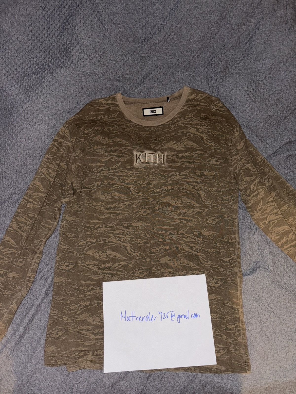 Kith Kith classic logo tiger camo l/s Size US L / EU 52-54 / 3 - 2 Thumbnail