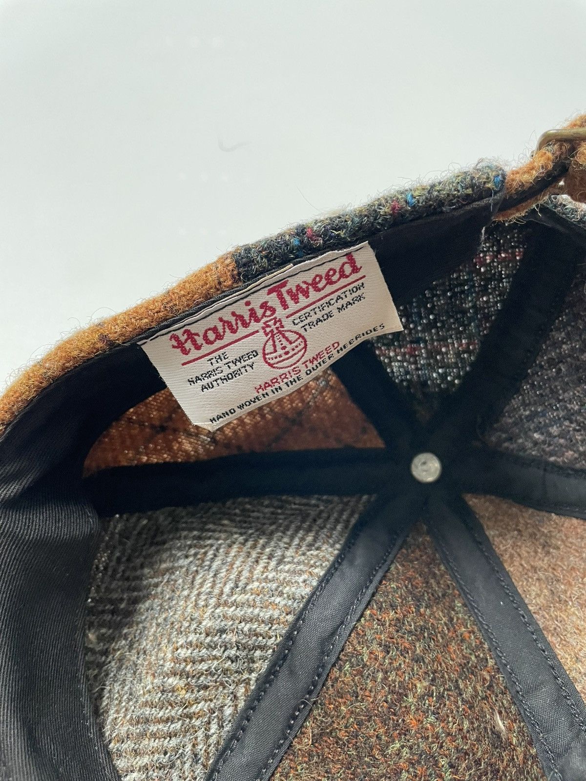 Harris Tweed Harris Tweed Patchwork Wool Hat Size ONE SIZE - 9 Thumbnail