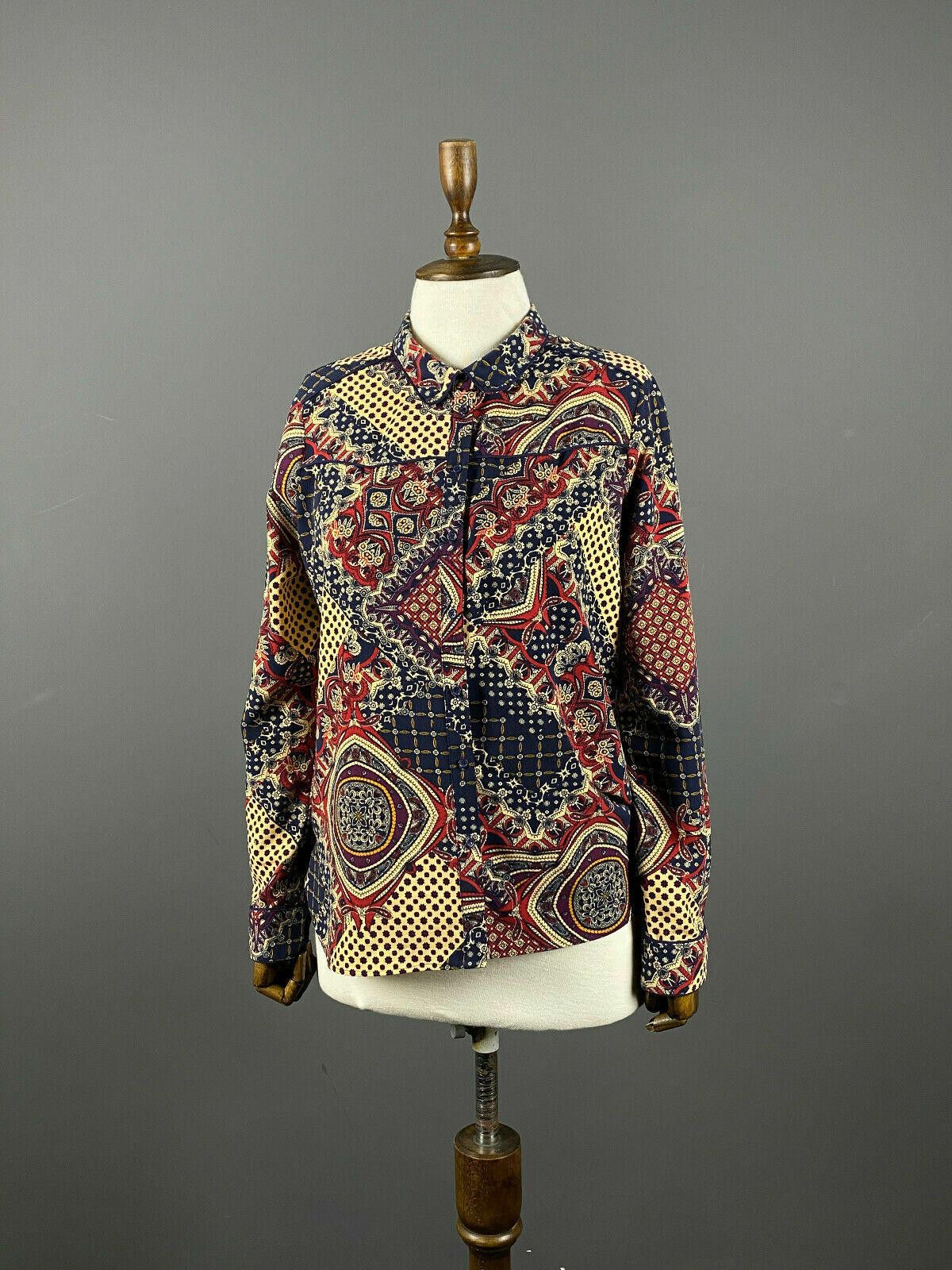 Kokaine Kookai Multicoloured Geometric Polyester Shirt Size 40 Size M / US 6-8 / IT 42-44 - 1 Thumbnail