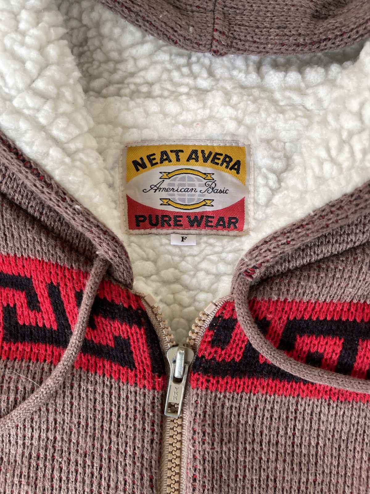 Native vintage 80s Thunderbird Eagle native-pattern hoodie Jacket Size US L / EU 52-54 / 3 - 20 Thumbnail