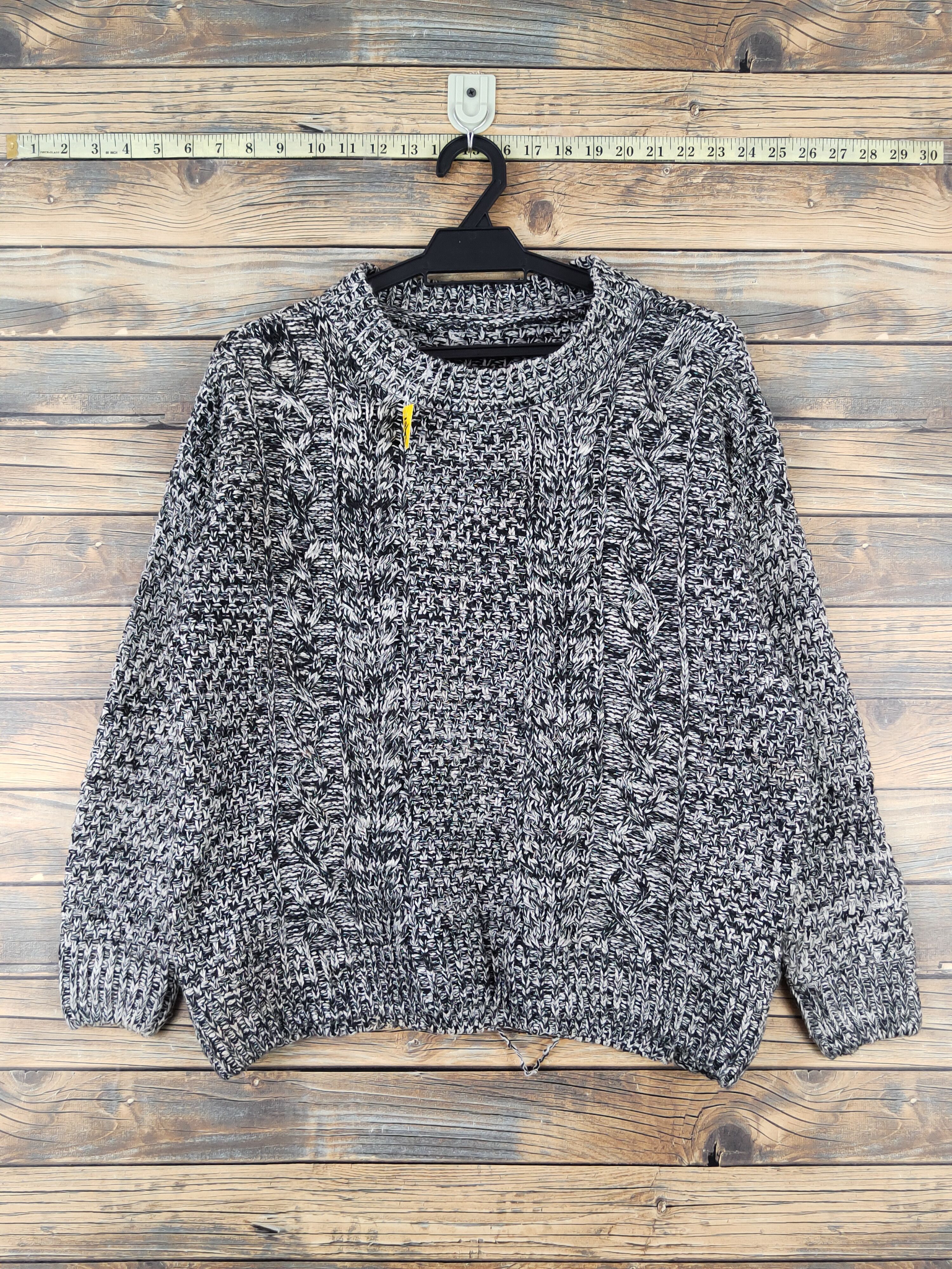 Japanese Brand × Vintage Japanese Brand Black Knitwear Sweatshirts #W979 Size US S / EU 44-46 / 1 - 1 Thumbnail
