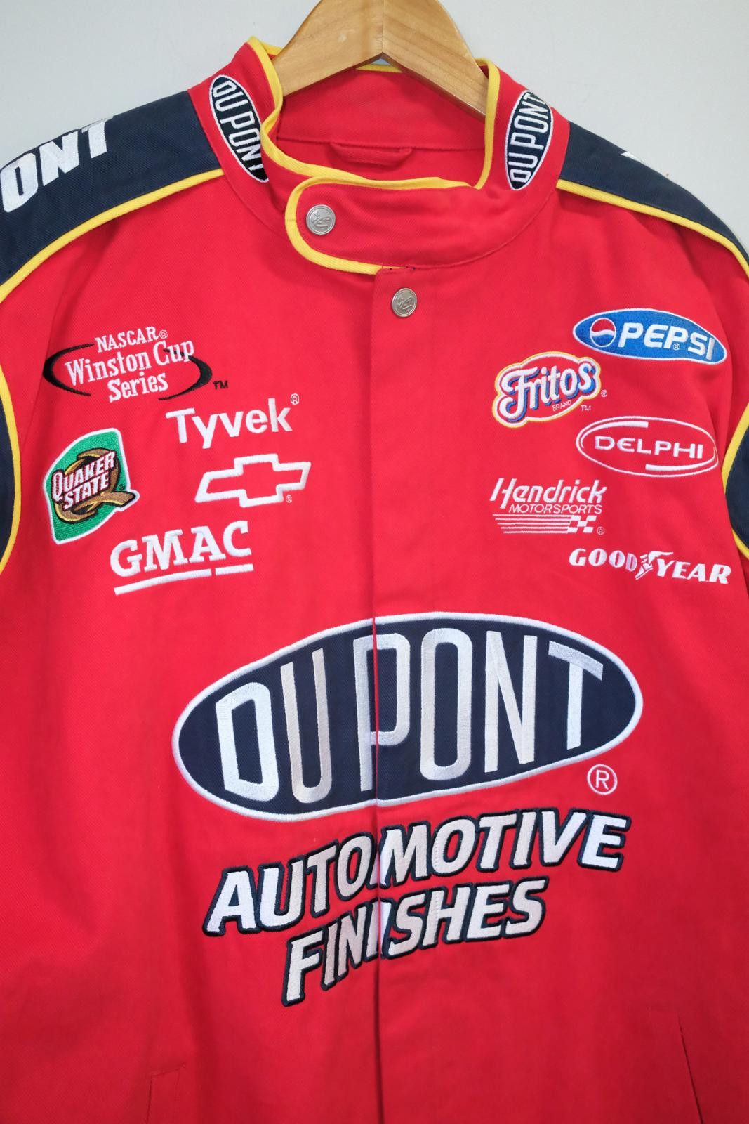 Chase Authentics 00's Chase Authentic DuPont Nascar Winston Cup Racing Jacket Size ONE SIZE - 3 Thumbnail