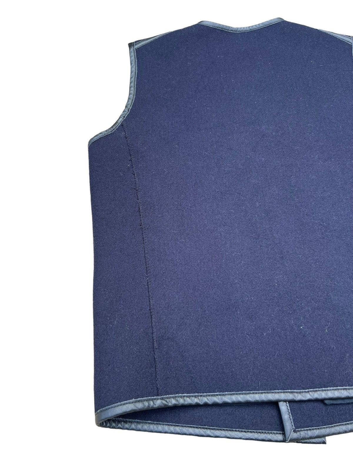 Freewheelers Violet Buffalo Wallows Wool Cowhide Leather Trim USN Vest Size US M / EU 48-50 / 2 - 14 Thumbnail
