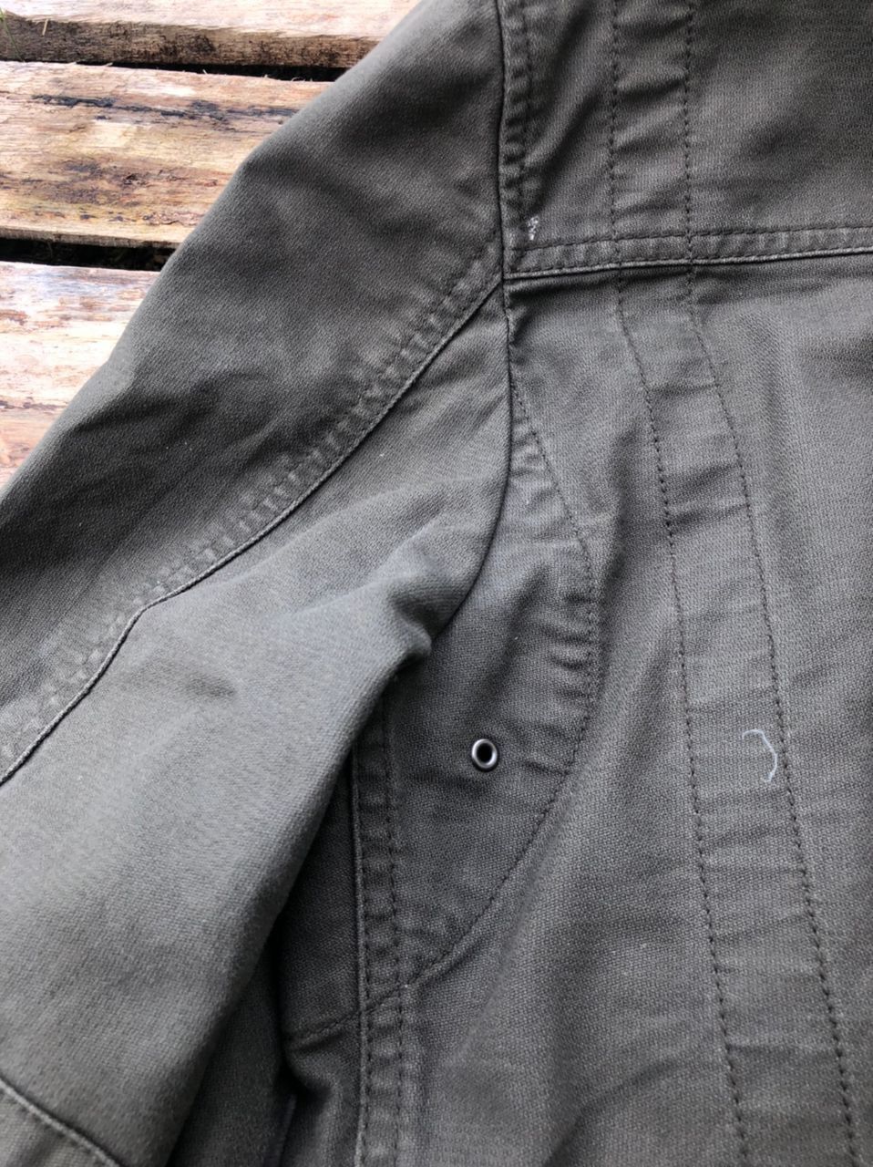 Japanese Brand × PPFM × Vintage Vintage PPFM Military Yellow Riot Parka Jacket Size US M / EU 48-50 / 2 - 9 Thumbnail
