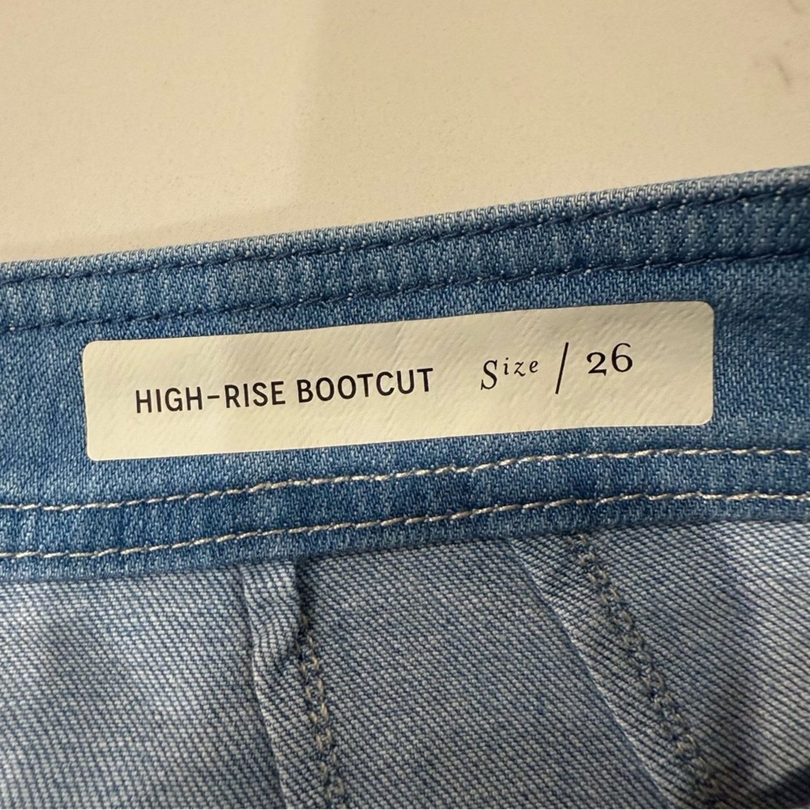 Anthropologie Anthropologie Pilcro High Rise Bootcut Denim Jeans Womens 26 Size 26" / US 2 / IT 38 - 10 Thumbnail