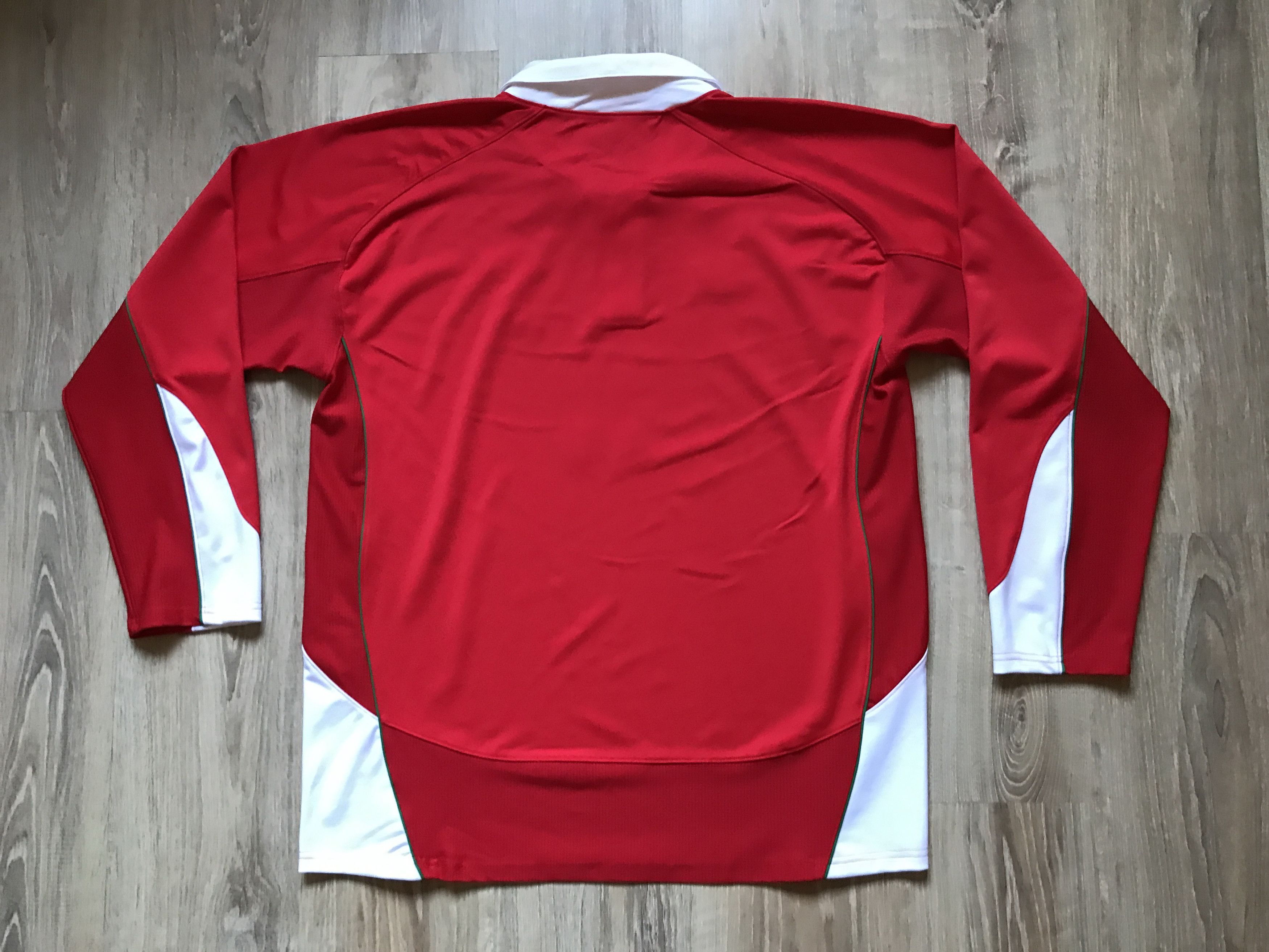 Under Armour × Vintage Under Armour Wales Home Rugby Union Jersey Long Sleeve Size US XXL / EU 58 / 5 - 5 Thumbnail