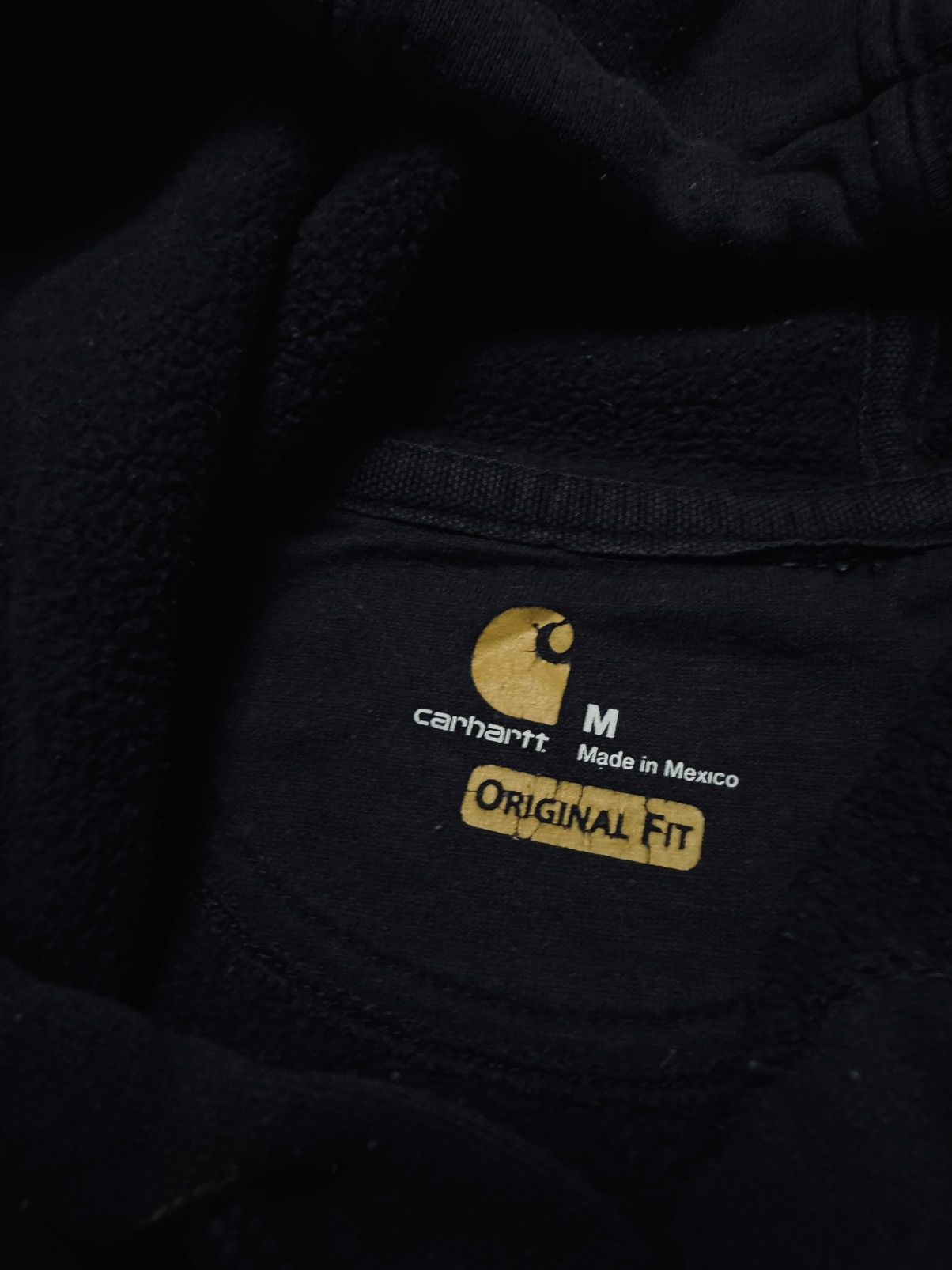 Carhartt × Vintage CARHARTT BLACK Hoodie Sweatshirt M Size US M / EU 48-50 / 2 - 4 Thumbnail