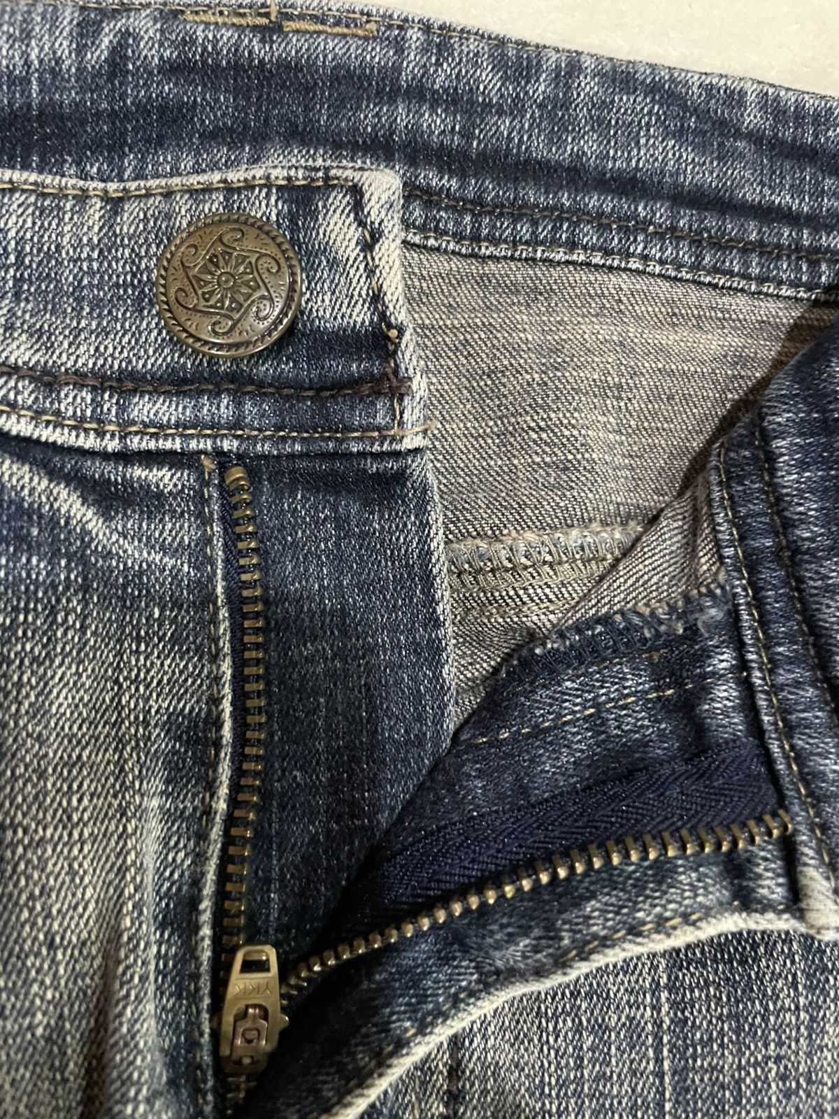 Japanese Brand Vintage Japanese Brand Faded Denim Jeans Size US 33 - 6 Thumbnail